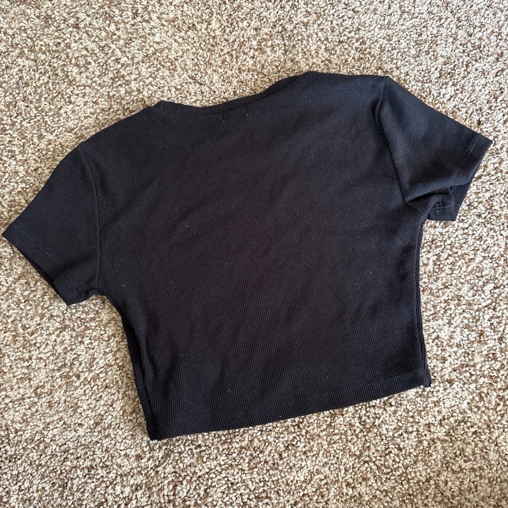 Garage Rhinestone Crop Top - Picture 2 of 3